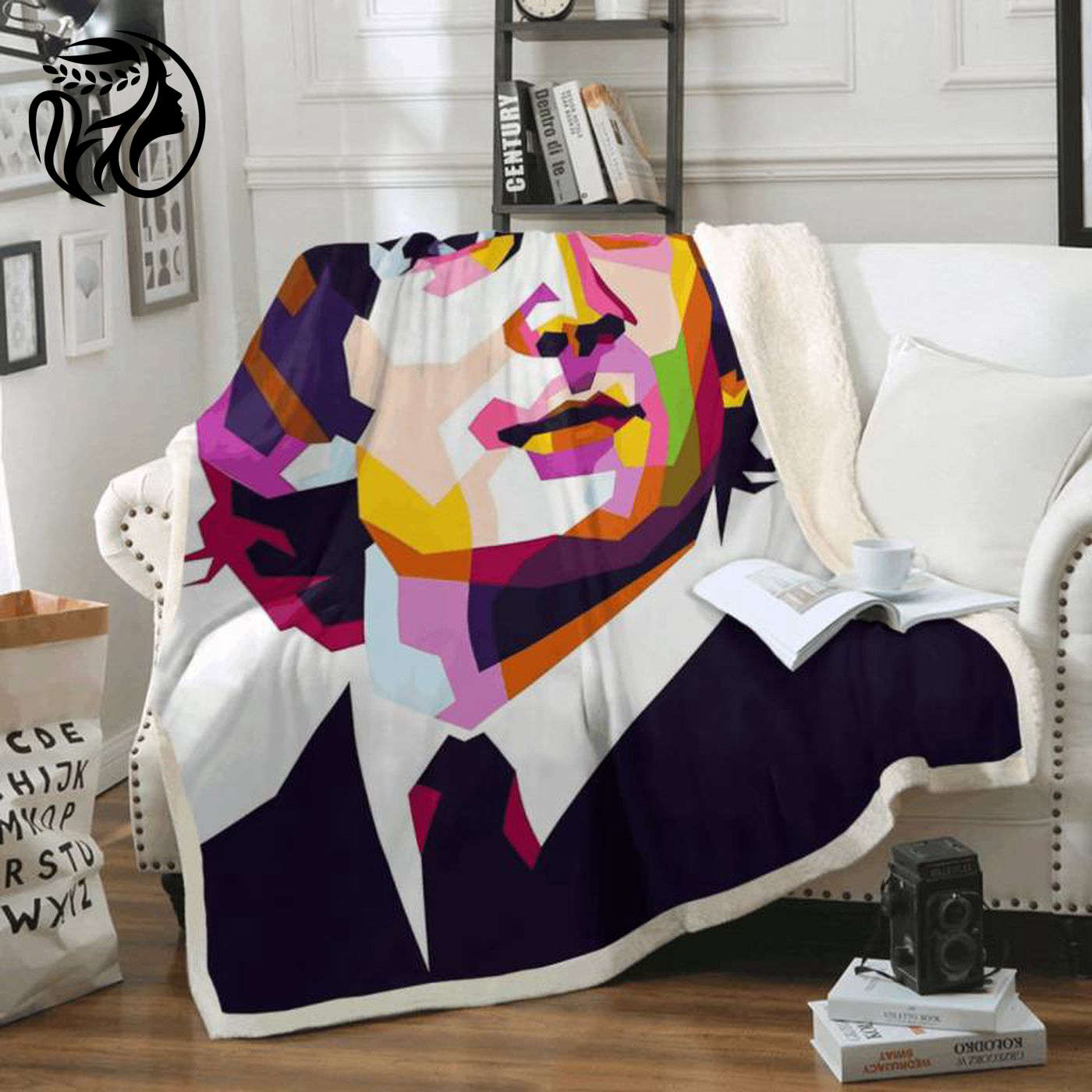 John Lennon Beatles Art Fleece Blanket: Perfect for Fans! – Limited Edition