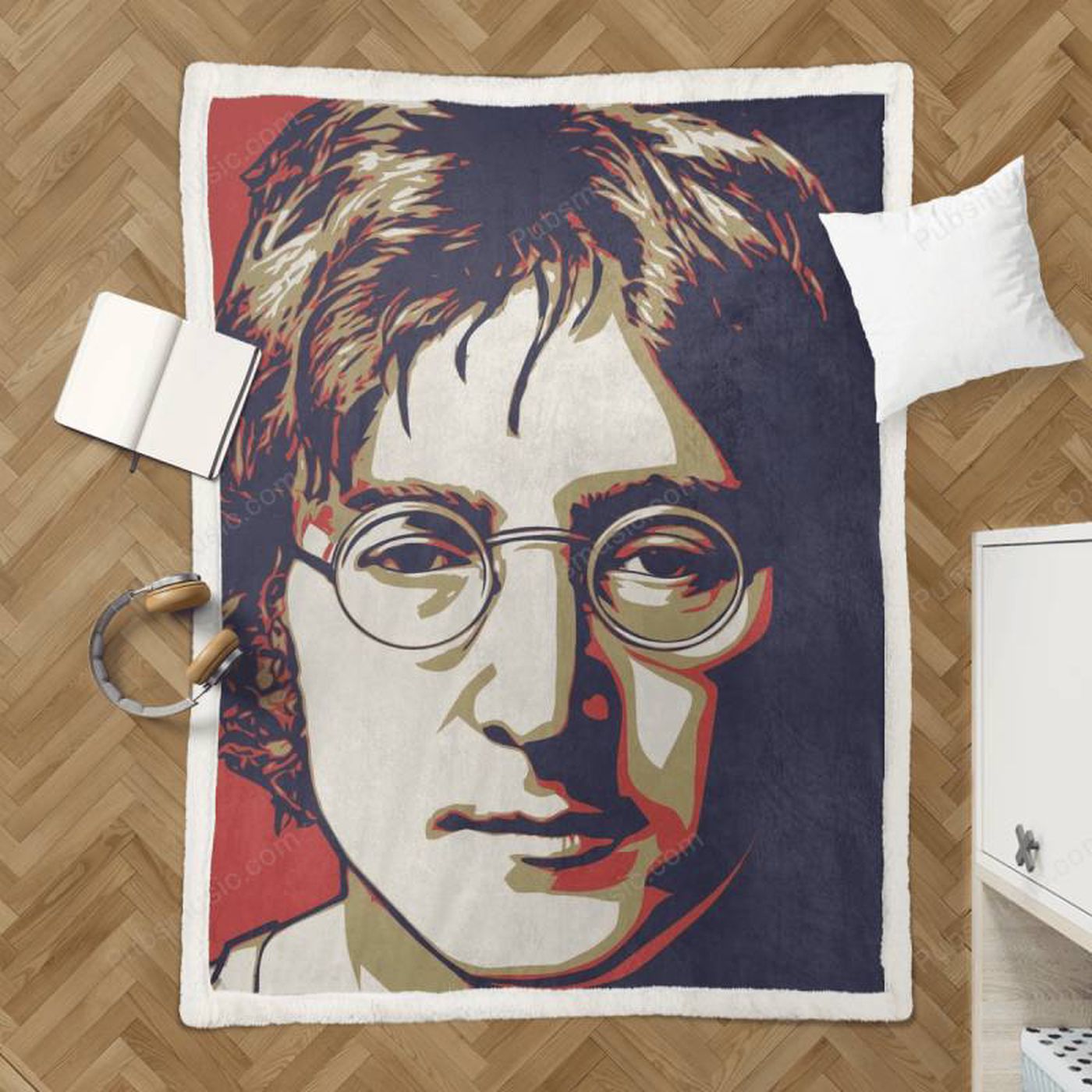 John Lennon Beatles Musicians Sherpa Fleece Blanket: Cozy Tribute to Iconic Band for Ultimate Comfort! John Lennon Beatles Musicians Sherpa Fleece Blanket: Cozy Tribute to Iconic Band for Ultimate Comfort!