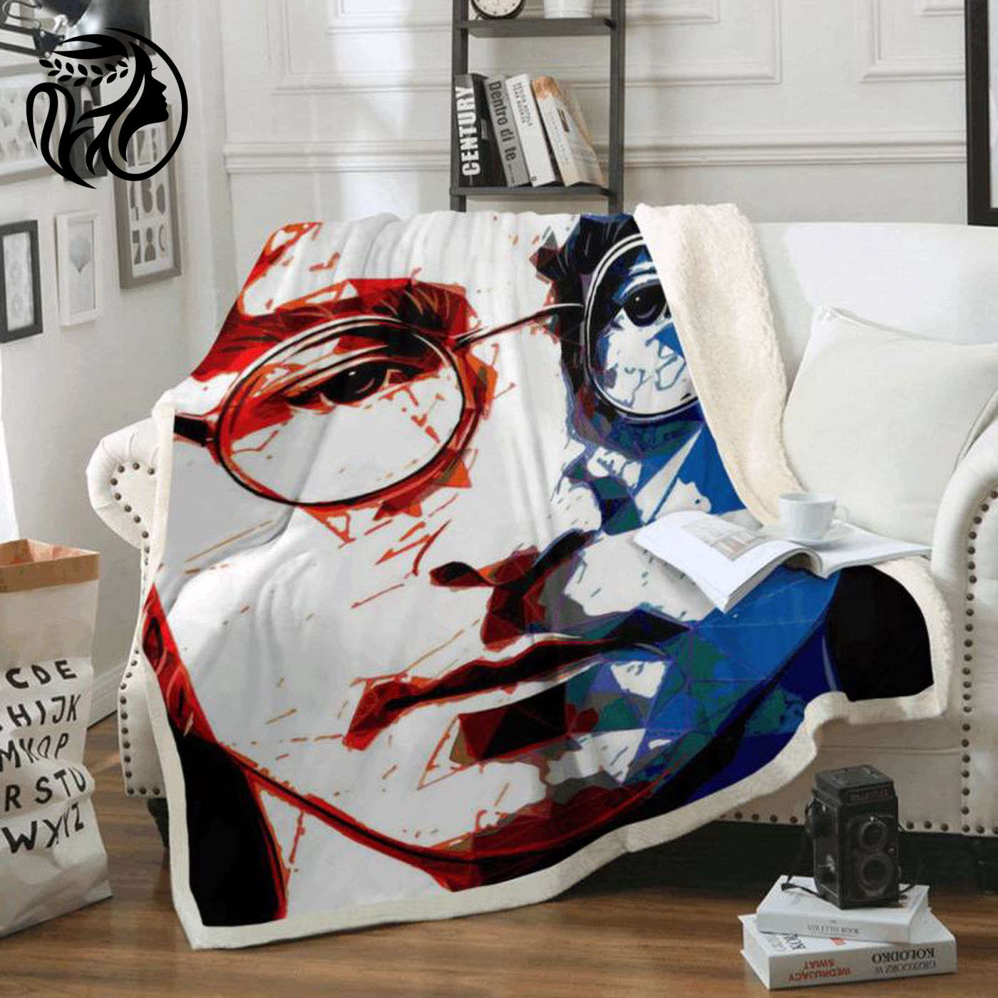 Beatles Rock Band John Lennon Fleece Blanket: A Must-Have for Fans!