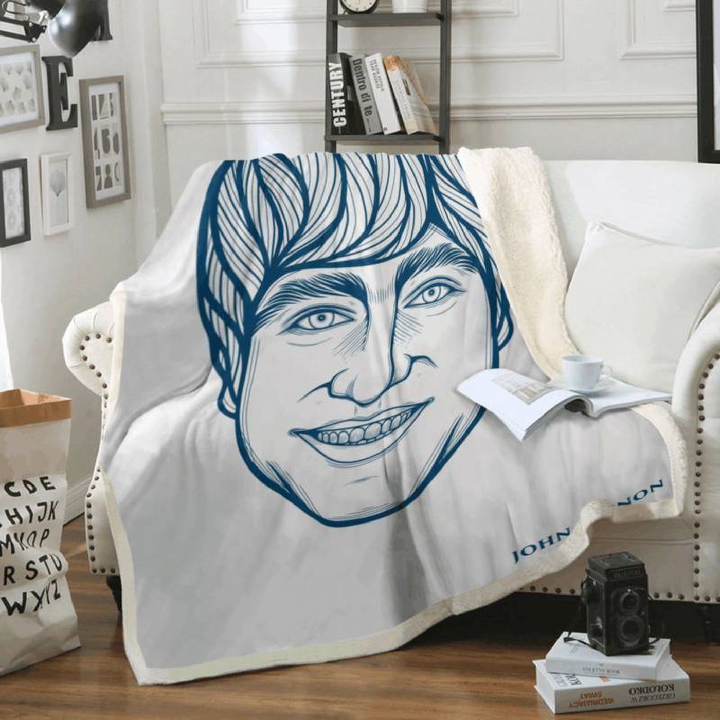 John Lennon Beatles Song Art Fleece Blanket: Cozy Tribute for Fans John Lennon Beatles Song Art Fleece Blanket: Cozy Tribute for Fans