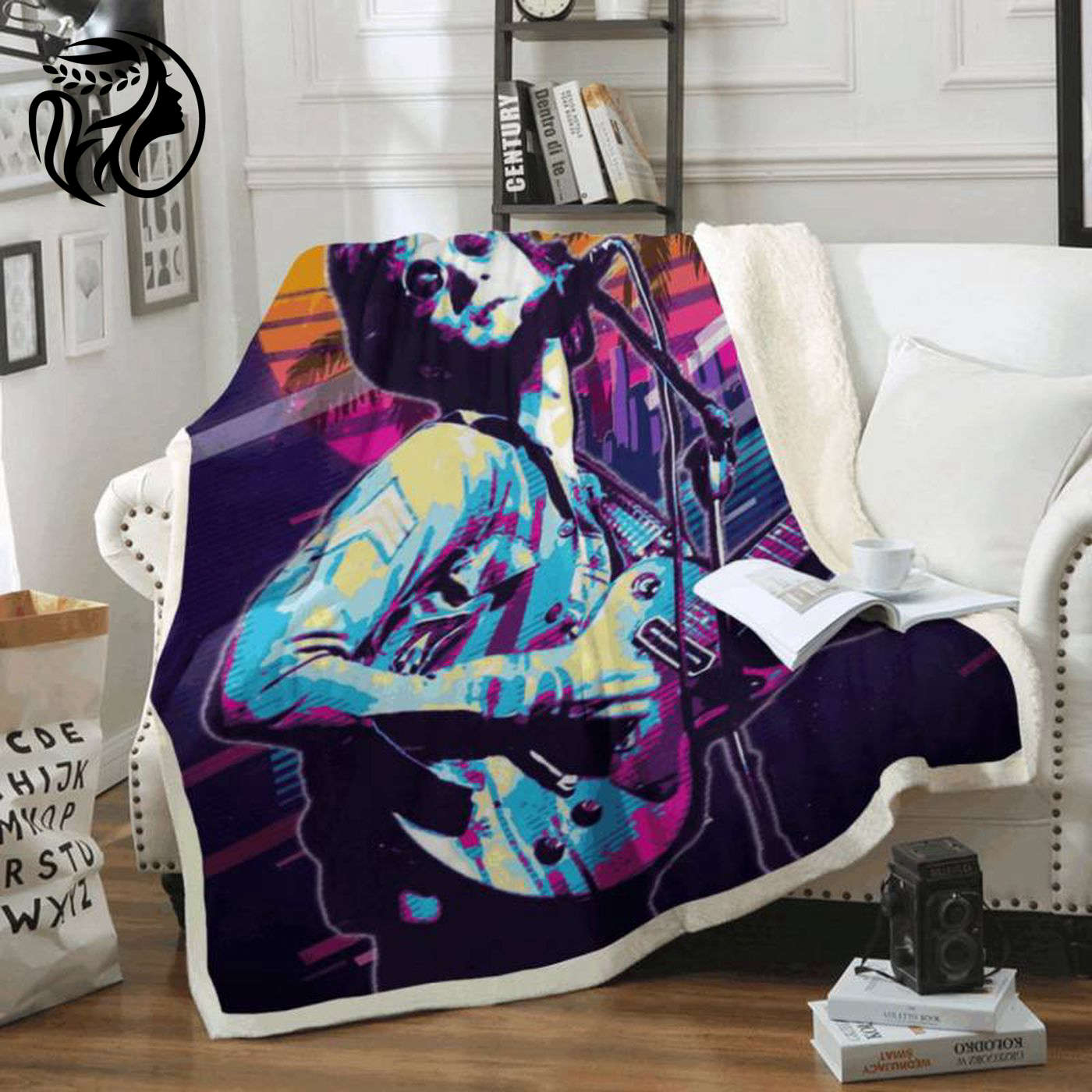 Beatles Legend Fleece Blanket: John Lennon Tribute – Cozy Music Memorabilia