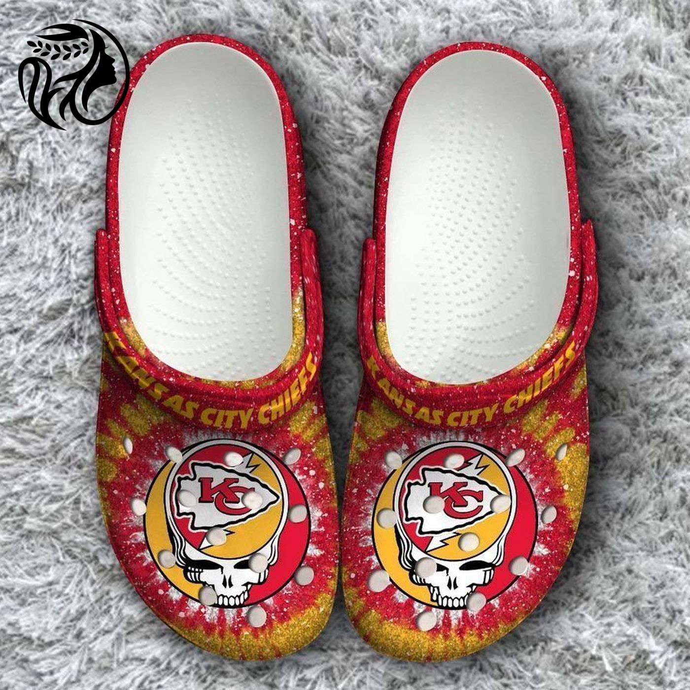 Kansas City Chiefs Grateful Dead Classic Unisex Classic Clogs For Fans Unisex Gifts 2024