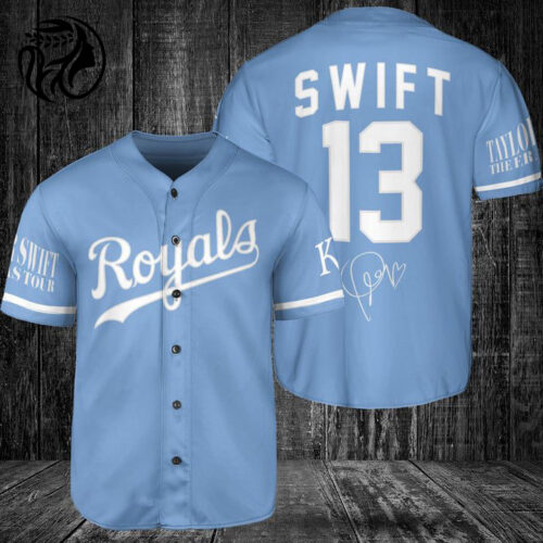 Kansas City Royals Taylor Swift Fan Baseball Jersey  - Gift for Men Women
