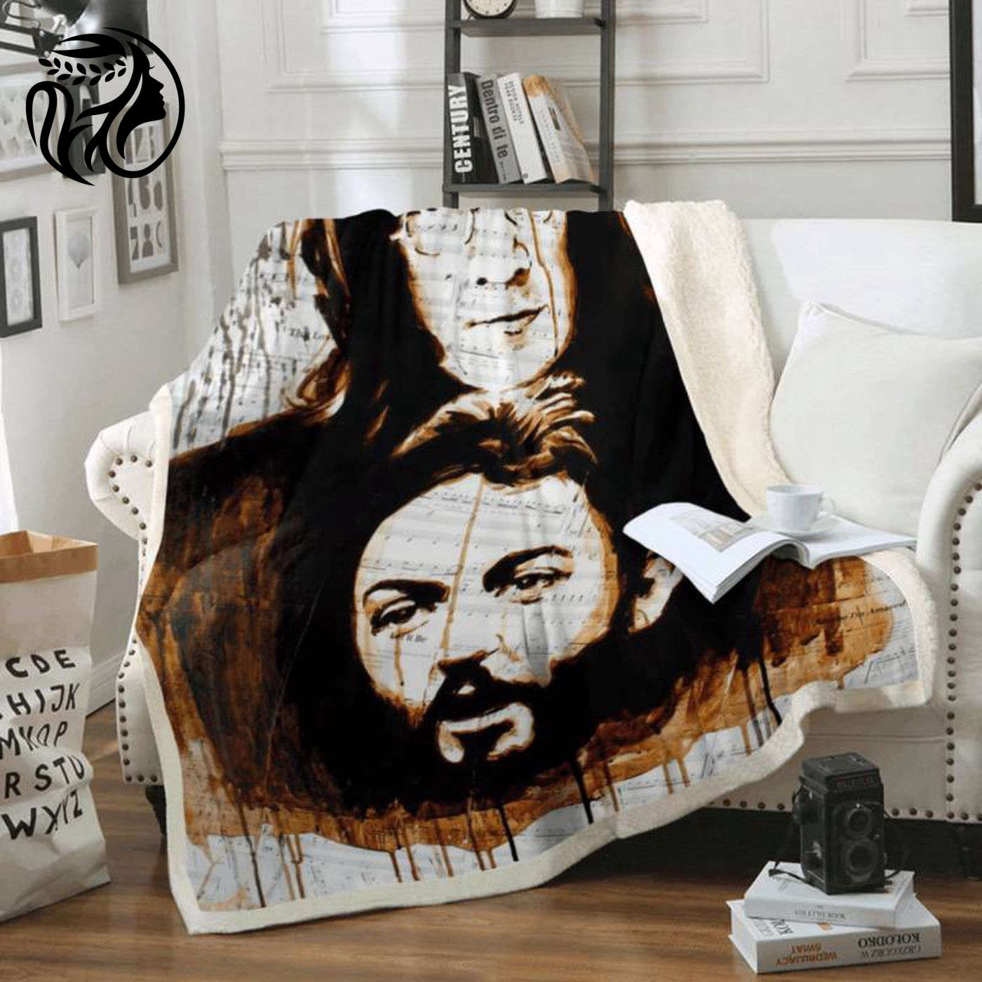 Beatles Rock Band Fleece Blanket: Lennon & McCartney Tribute for Music Lovers