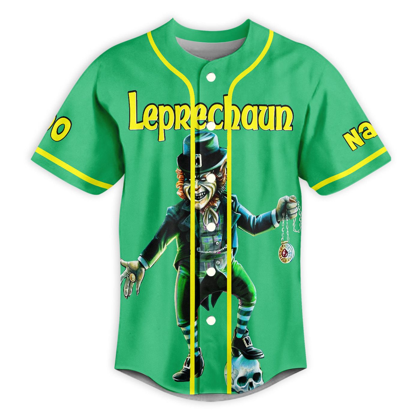 Leprechaun Baseball Jersey For Men Women And Kids Gift