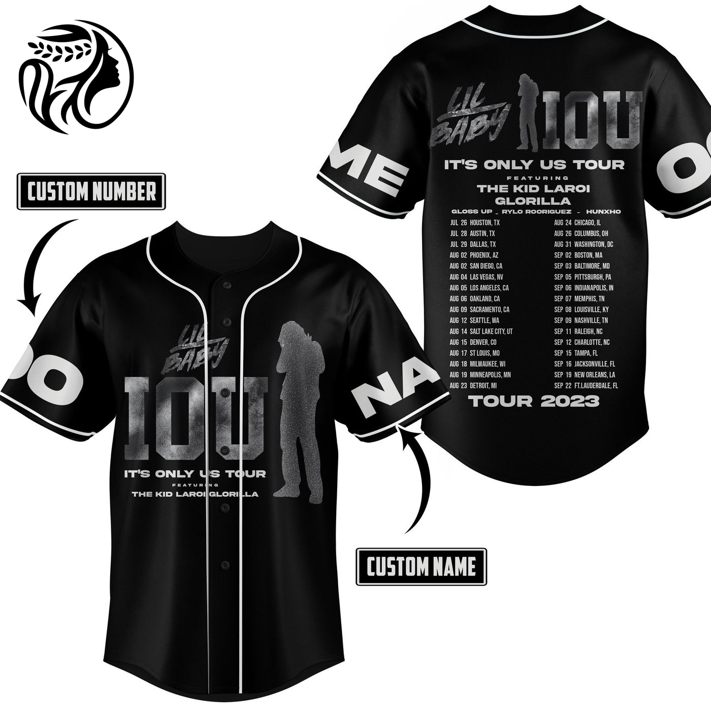 Lil Baby Baseball Jersey For Men Women And Kids Gift