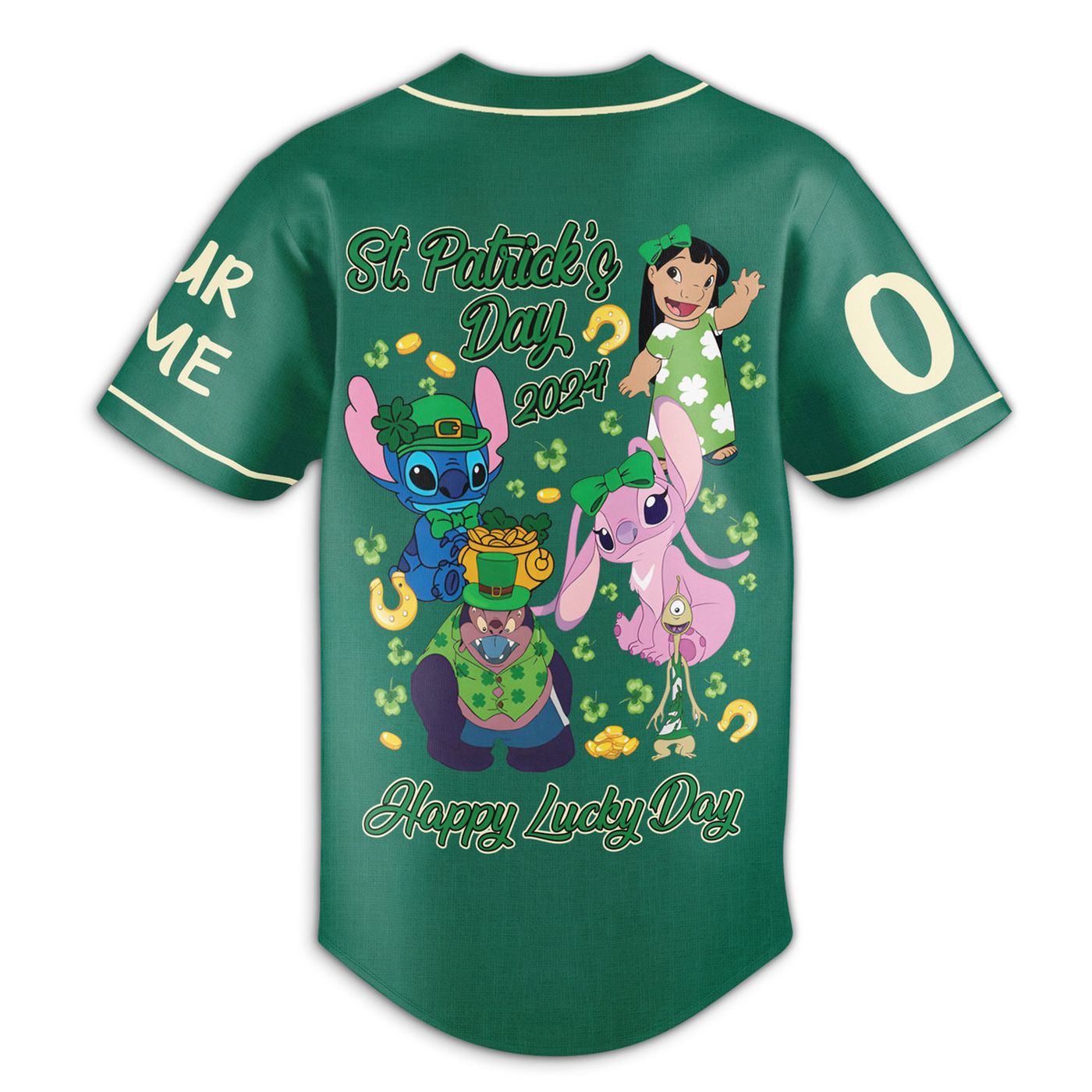 Lilo & Stitch Baseball Jersey For Men Women And Kids Gift