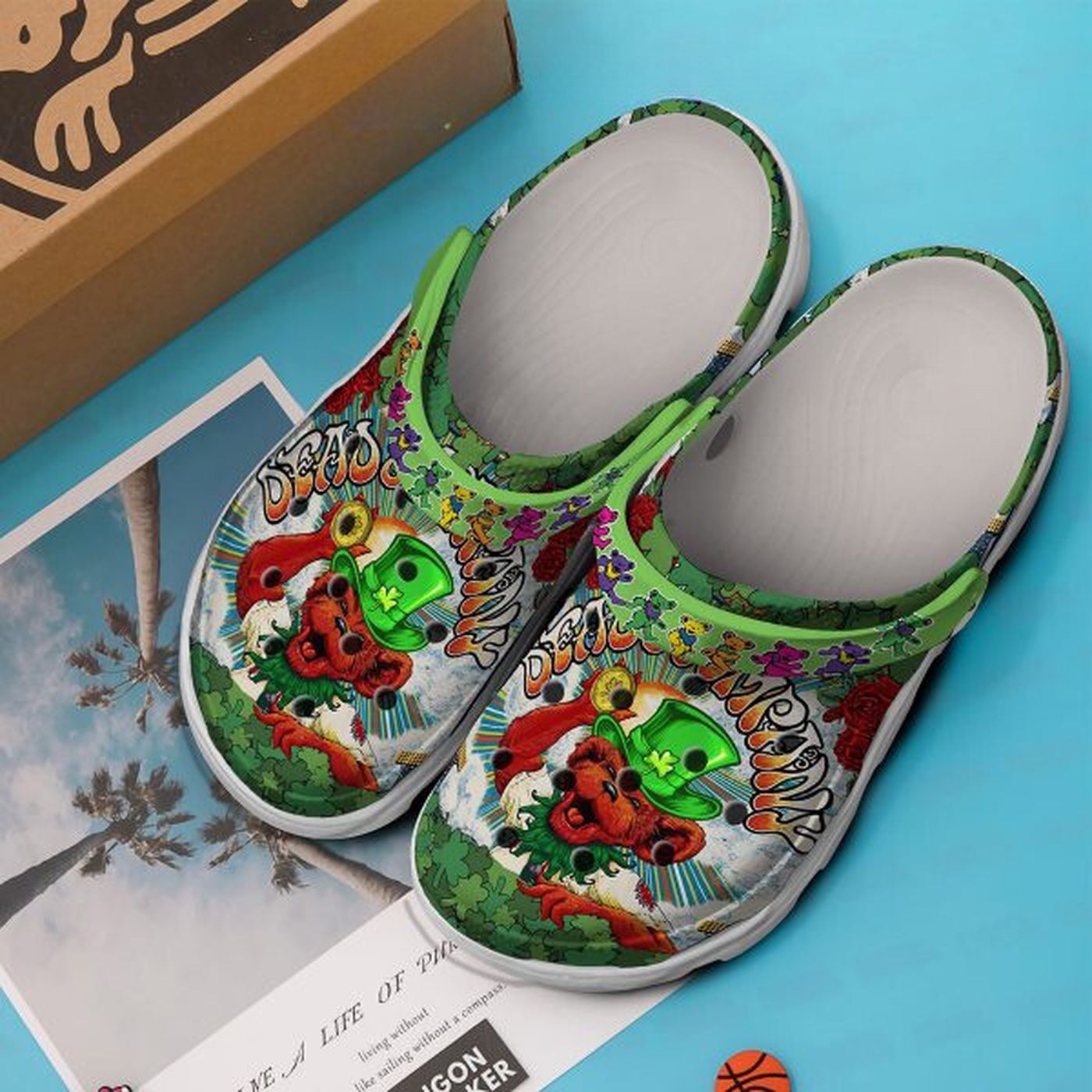 Limited Edition Grateful Dead Dancing Bear St. Patrick’s Day Clogs Limited Edition Grateful Dead Dancing Bear St. Patrick’s Day Clogs