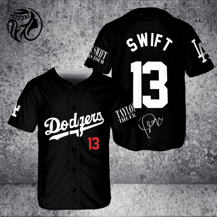 Los Angeles Dodgers Taylor Swift Fan Baseball Jersey  - Gift for Men Women