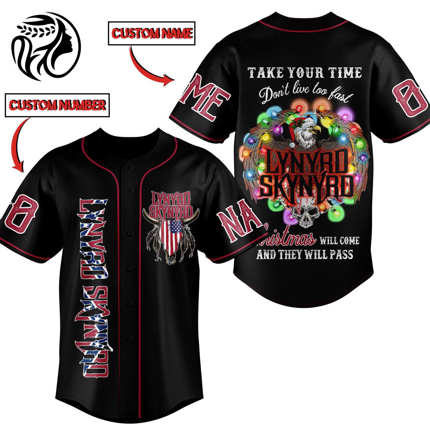 Lynyrd Skynyrd Baseball Jersey For Men Women And Kids Gift