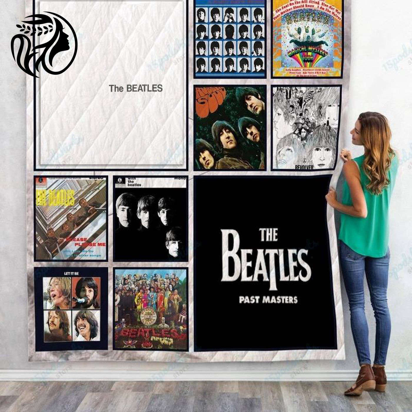 New M The Beatles Band Albums Quilt Blanket – Authentic Cozy and Limited Edition!