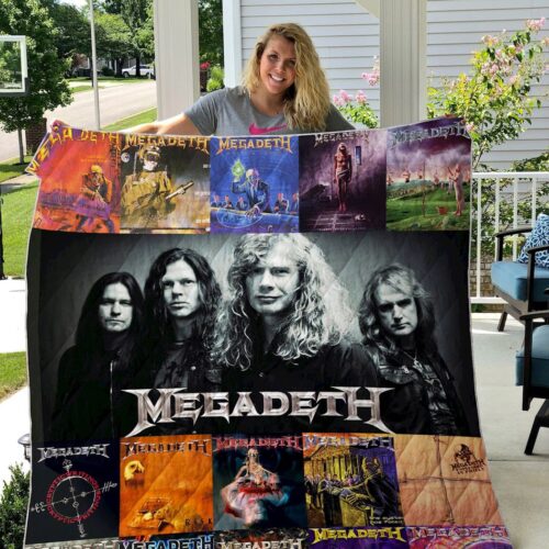 Cozy Megadeth Blanket Quilt G95 – Rock Your Nights with Official Band Merchandise