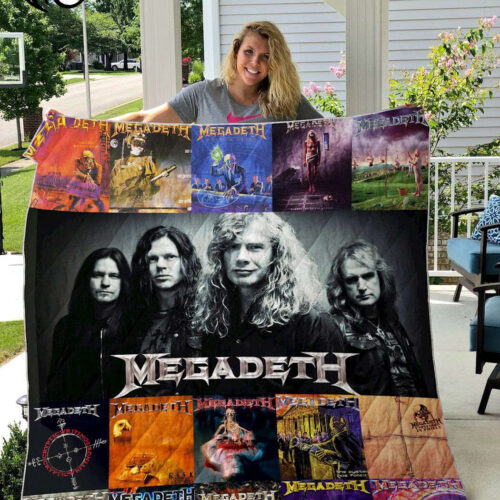 Cozy Megadeth Blanket Quilt G95 – Rock Your Nights with Official Band Merchandise