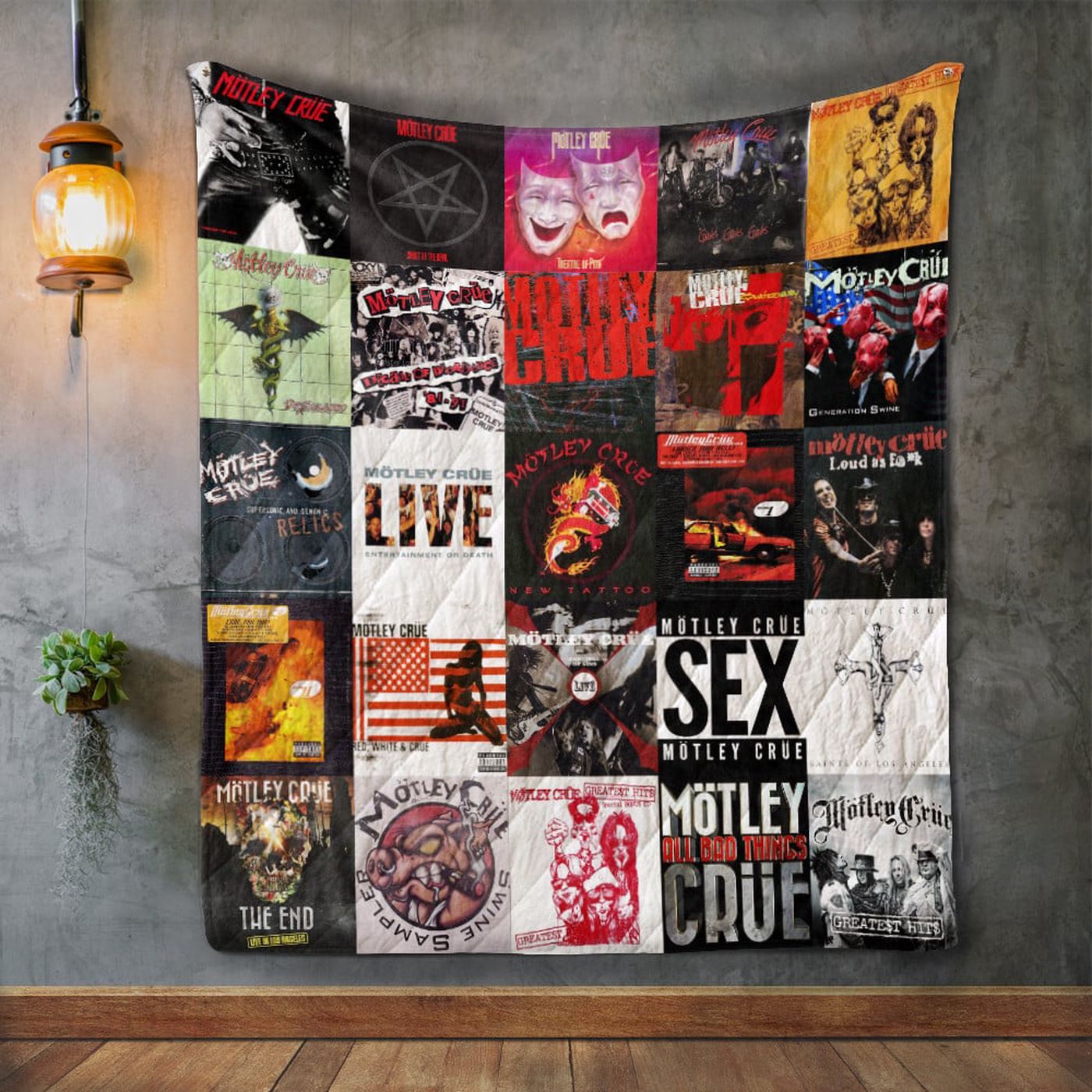 Rock in Style with Motley Crue Blanket Quilt CH – Cozy Stylish and Iconic!