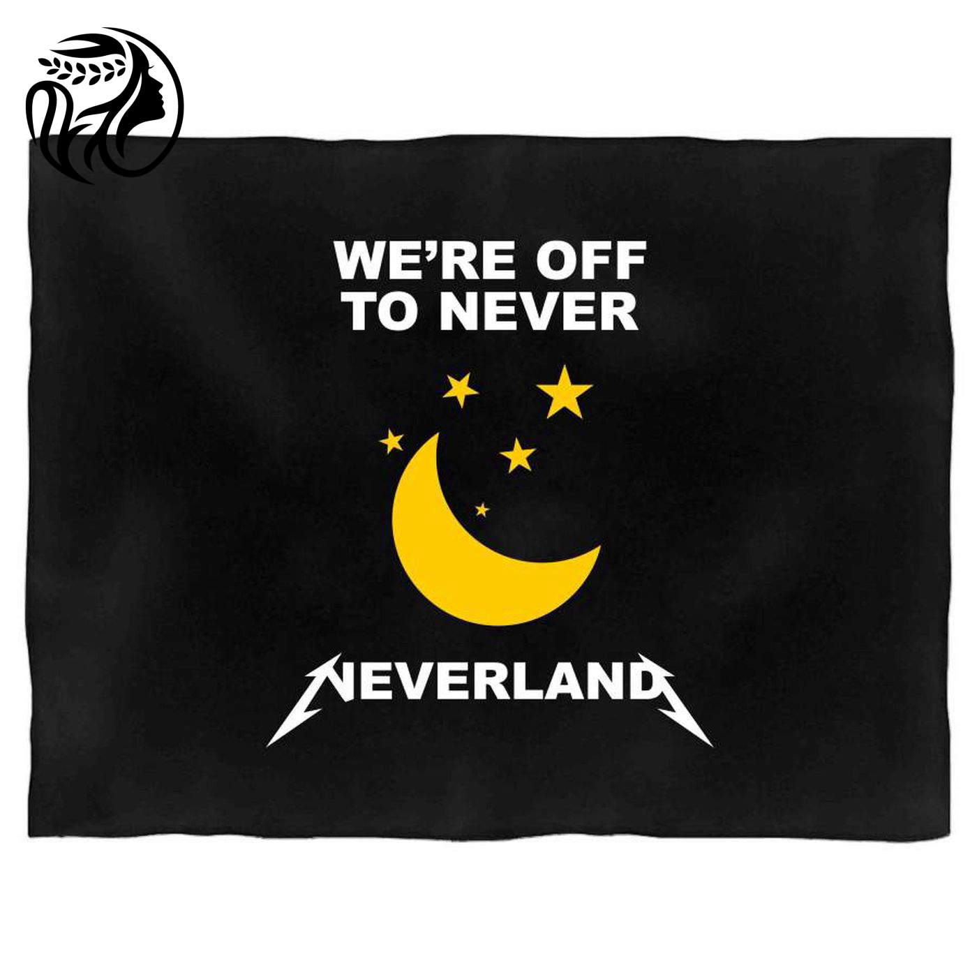 Neverland Metallica Cute Gift: Rock N Roll Nirvana Blanket – Perfect for Metal Fans!