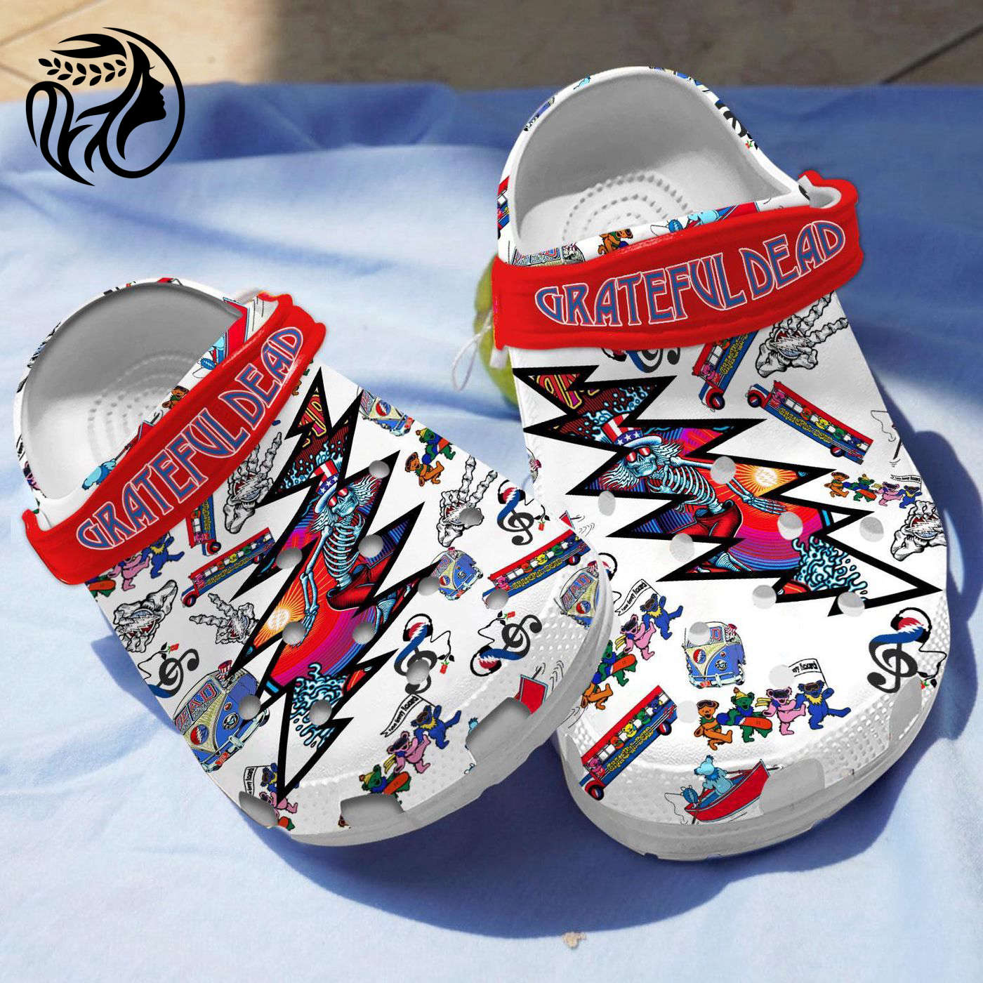 New Design Grateful Dead Music Band Unisex Clogs