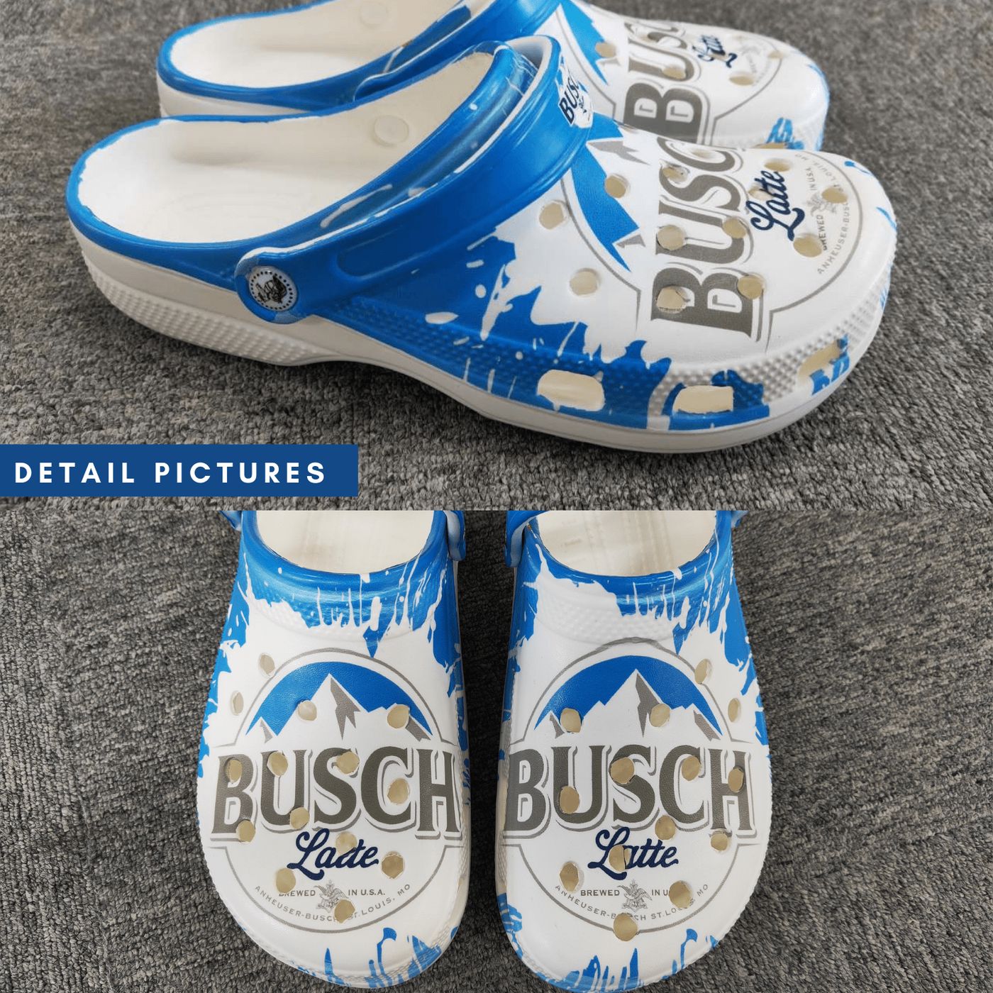 New England Patriots Logo Grateful Dead Crocs Classic Clogs Shoes