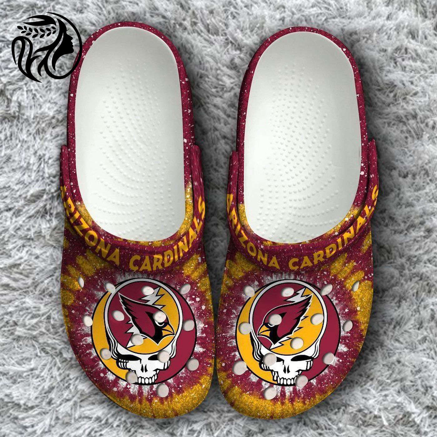 Nfl Arizona Cardinals Grateful Dead Classic Gift For Fan Crocs Clog Shoes