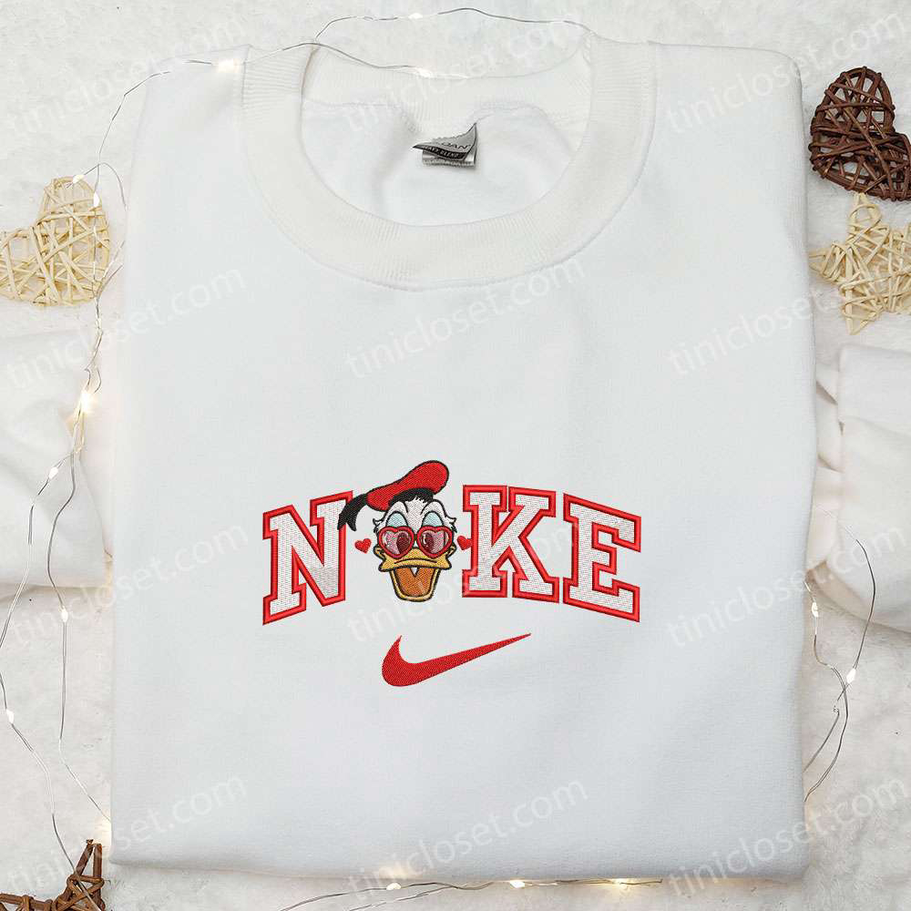 Nike x Donald Duck Heart Glasses Shirt & Disney Characters Hoodie: Best Valentine s Day Gift Ideas