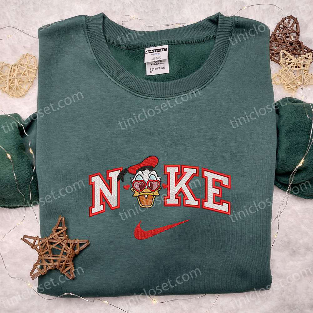 Nike x Donald Duck Heart Glasses Shirt & Disney Characters Hoodie: Best Valentine s Day Gift Ideas