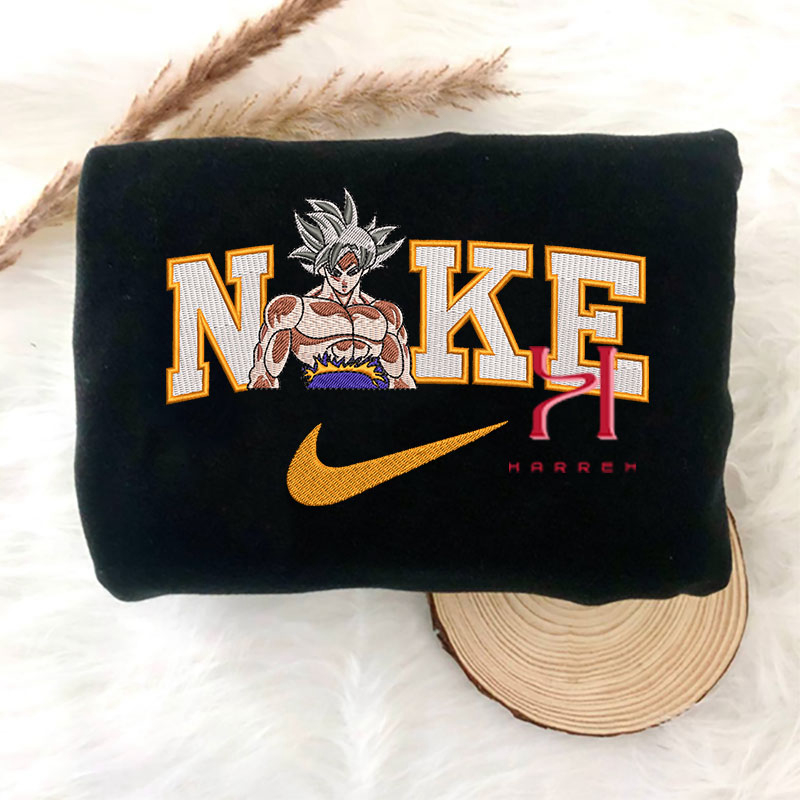 Nike x Goku Embroidered Shirts Sweater Hoodies