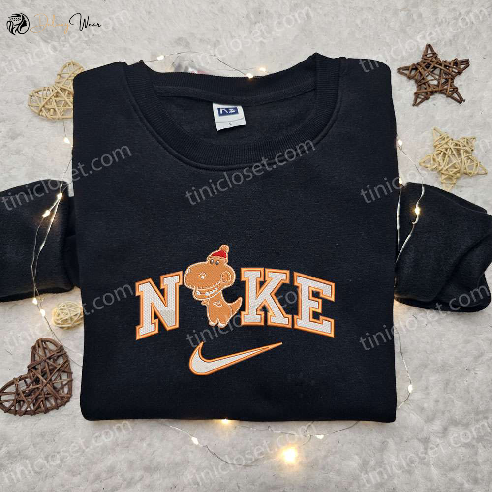 Exclusive Nike x Rex & Toy Story Disney Gingerbread Christmas T-shirts