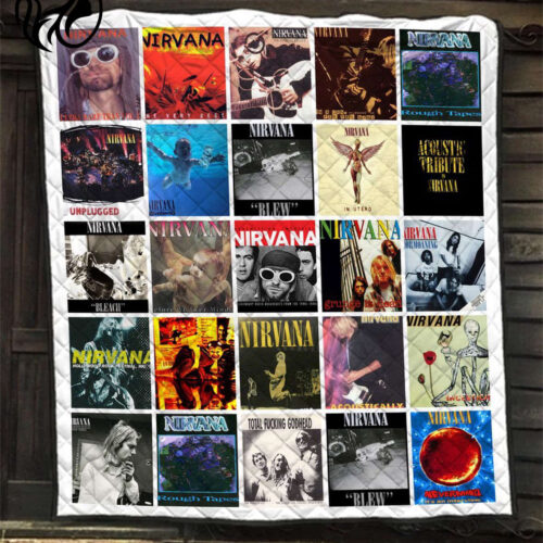 Nirvana Rock Band Fleece Blanket: Cozy Plush Gift for Music Lovers Celebrities- Perfect for Nirvana Fans!
