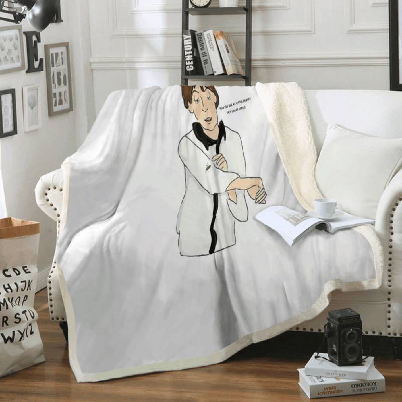 Get Cozy with Paul and Harold – The Beatles Band Member Fleece Blanket