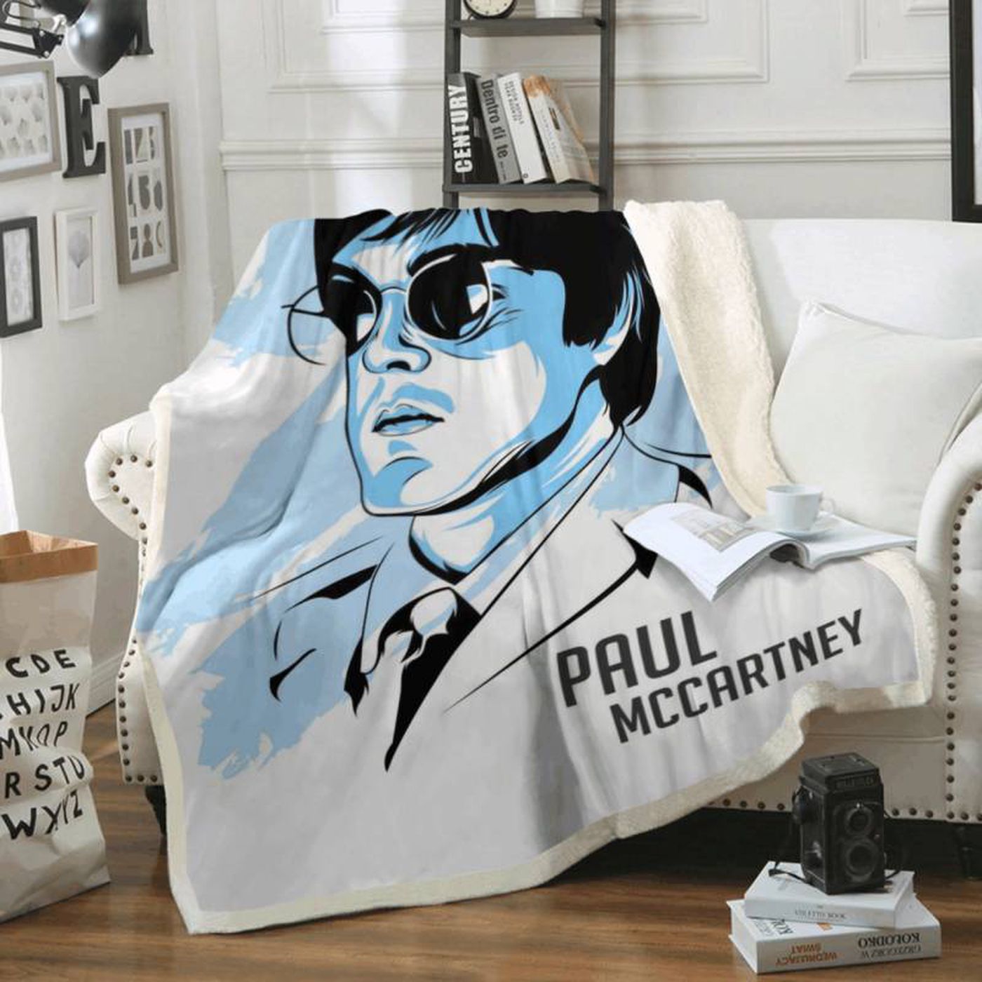 Paul McCartney Beatles Band Fleece Blanket: English Rock Music for Beatles Lovers Paul McCartney Beatles Band Fleece Blanket: English Rock Music for Beatles Lovers