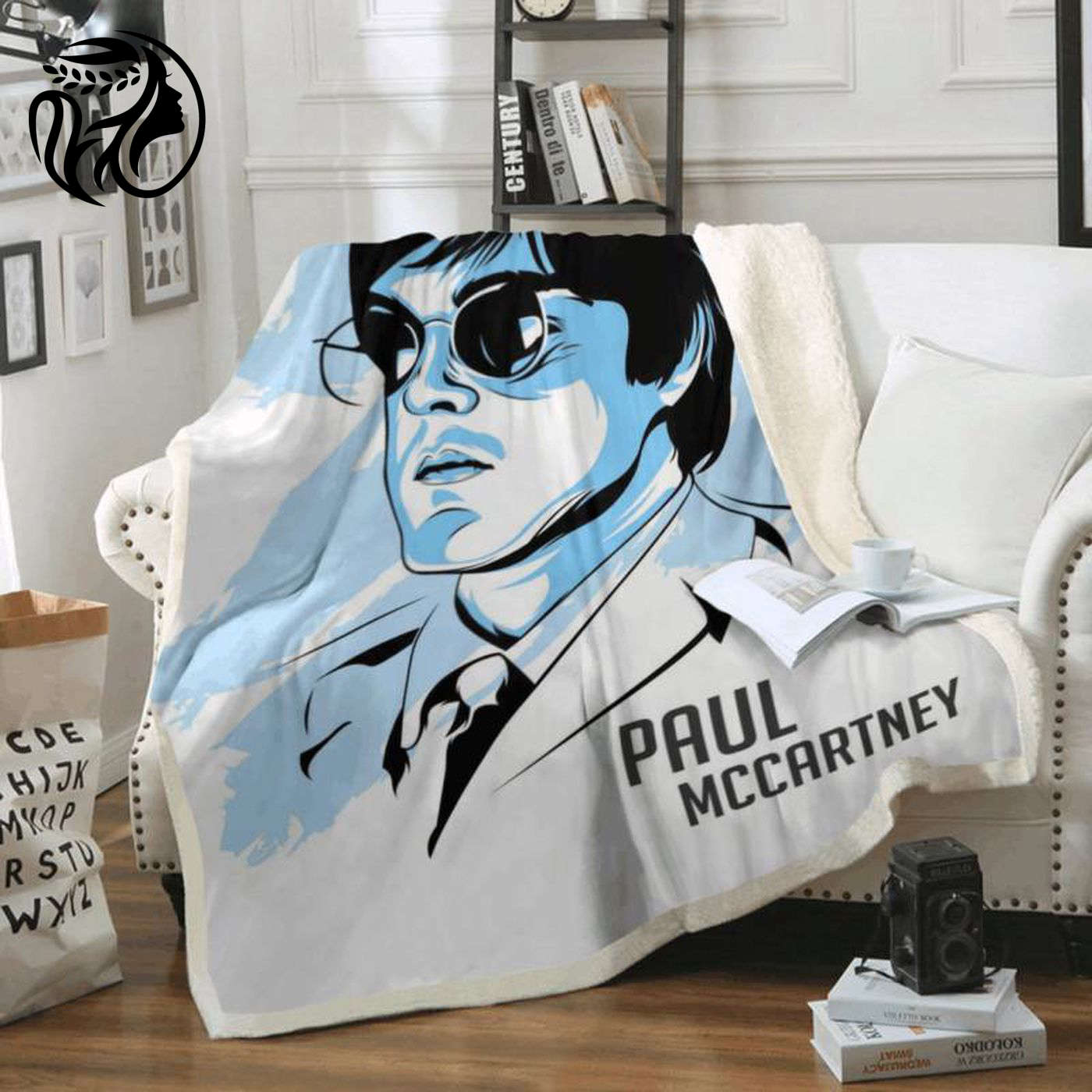 Paul McCartney Beatles Band Fleece Blanket: English Rock Music for Beatles Lovers
