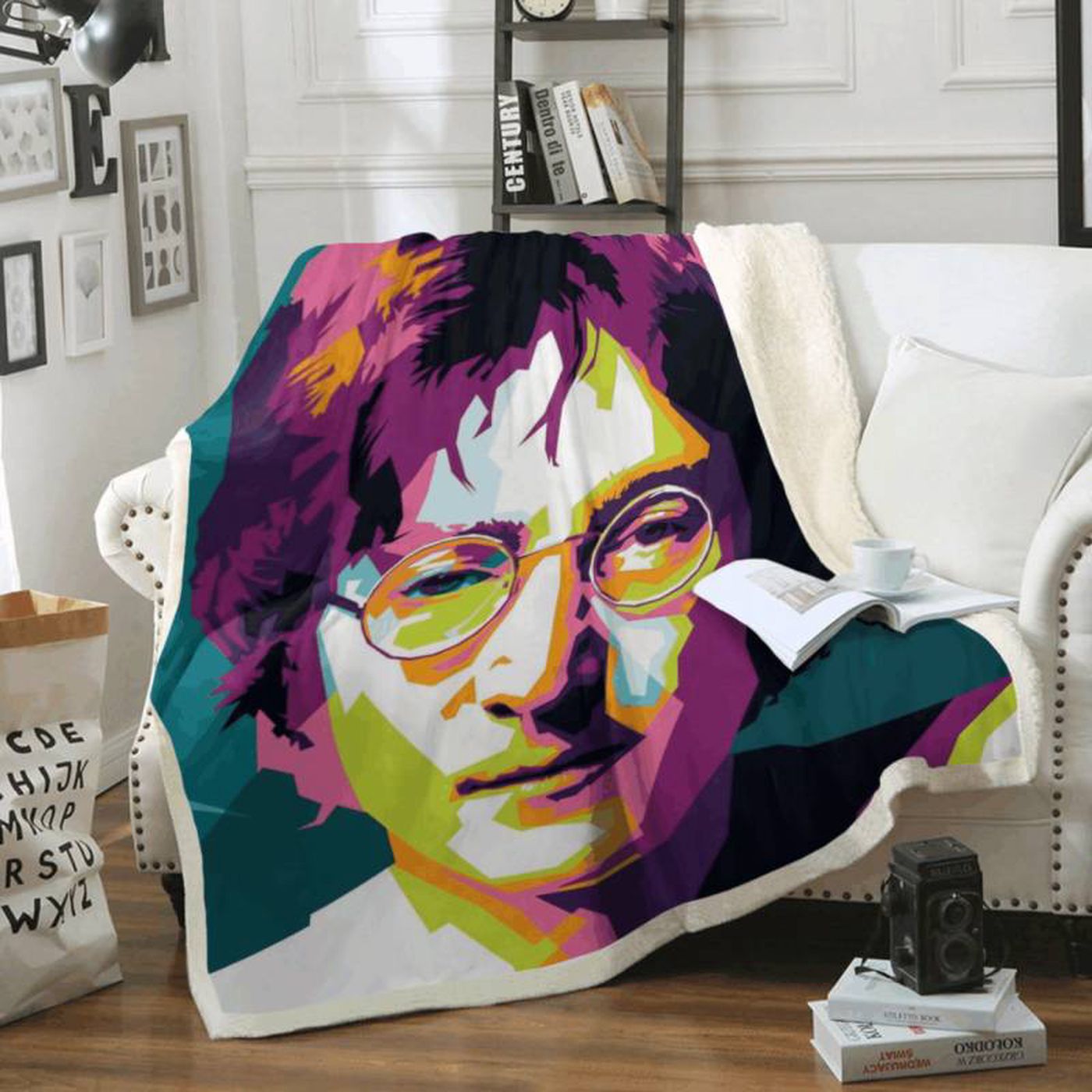 Paul McCartney Beatles Band Fleece Blanket: Music-inspired cozy essential for Beatles lovers