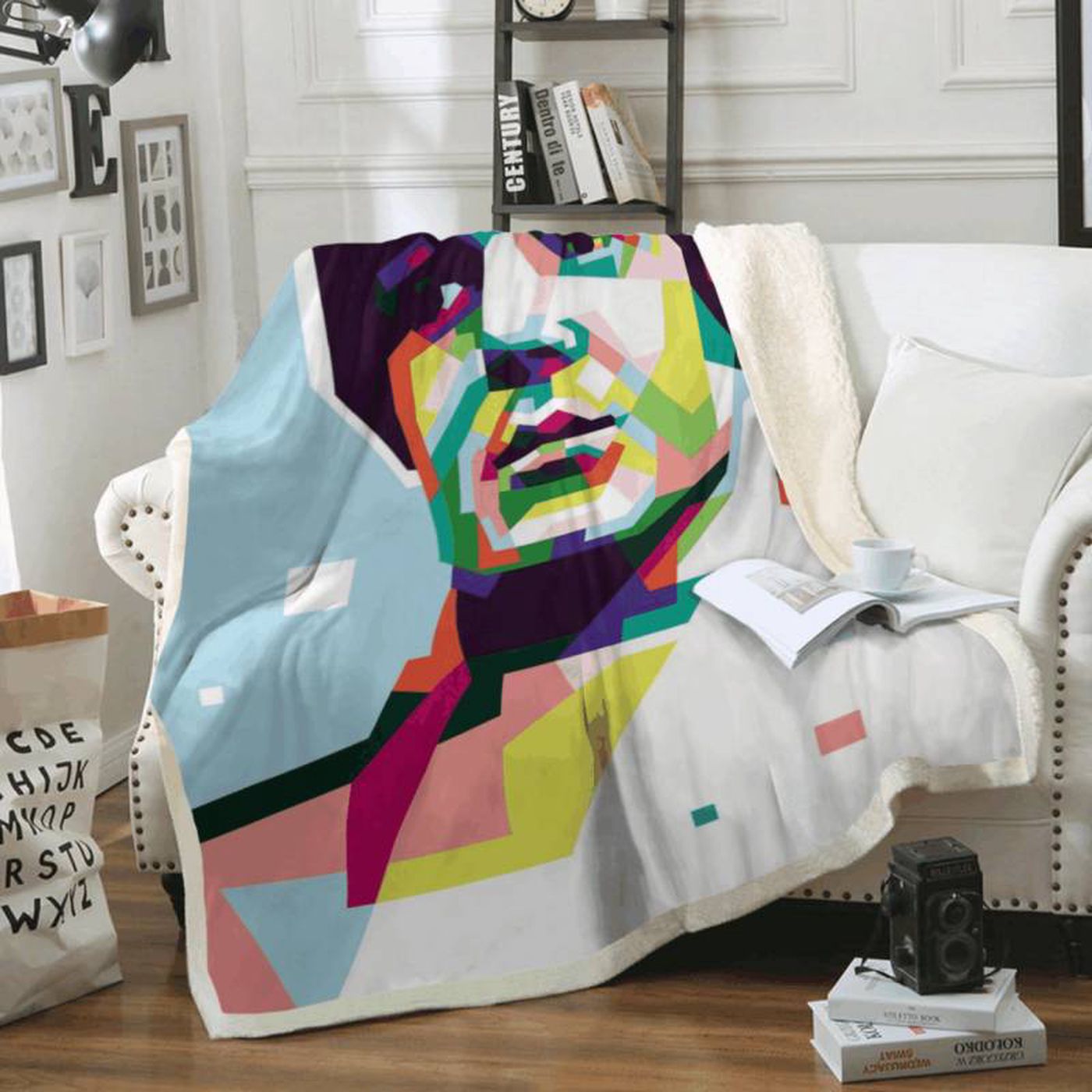 Cozy up with The Beatles: Paul McCartney Fleece Blanket – Perfect for Fab Four Fans!