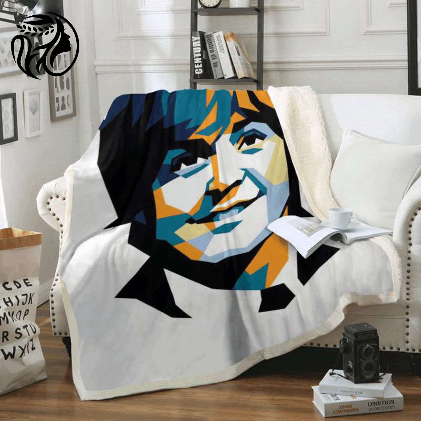 Paul McCartney Beatles Band Art Fleece Blanket: Cozy Tribute to Iconic Music with Beatles Memorabilia