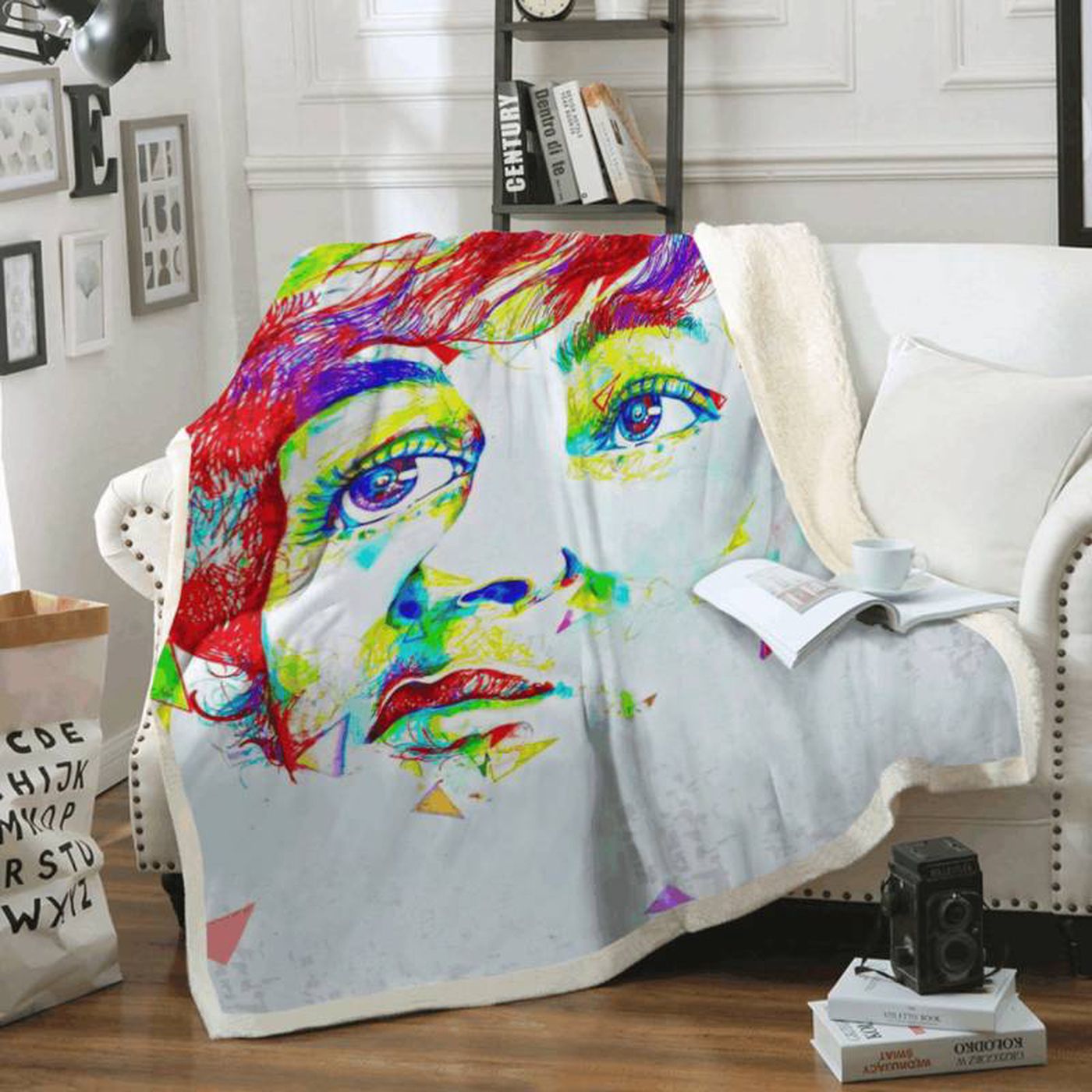 Rock Band Legend: Paul McCartney Beatles Art Fleece Blanket – Cozy Beatles Memorabilia