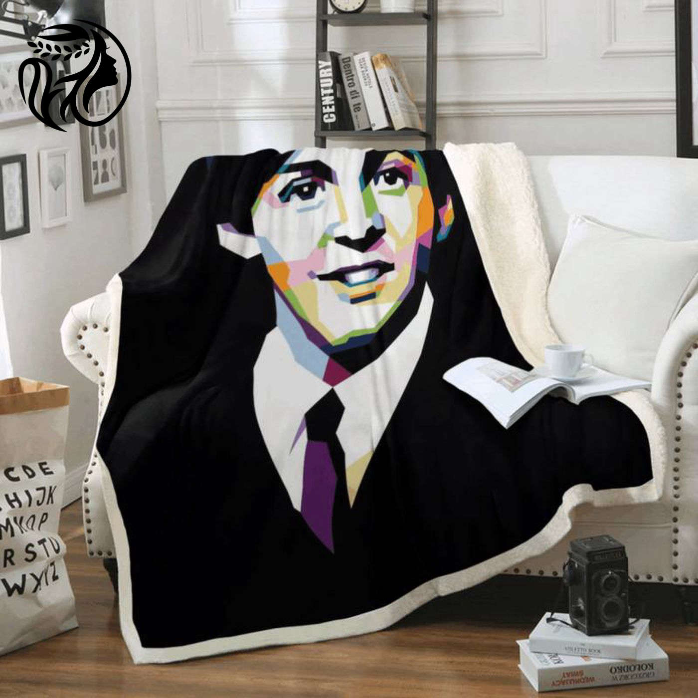 Paul McCartney Beatles Rock Band Fan Fleece Blanket – The Ultimate Legend for Music Lovers!