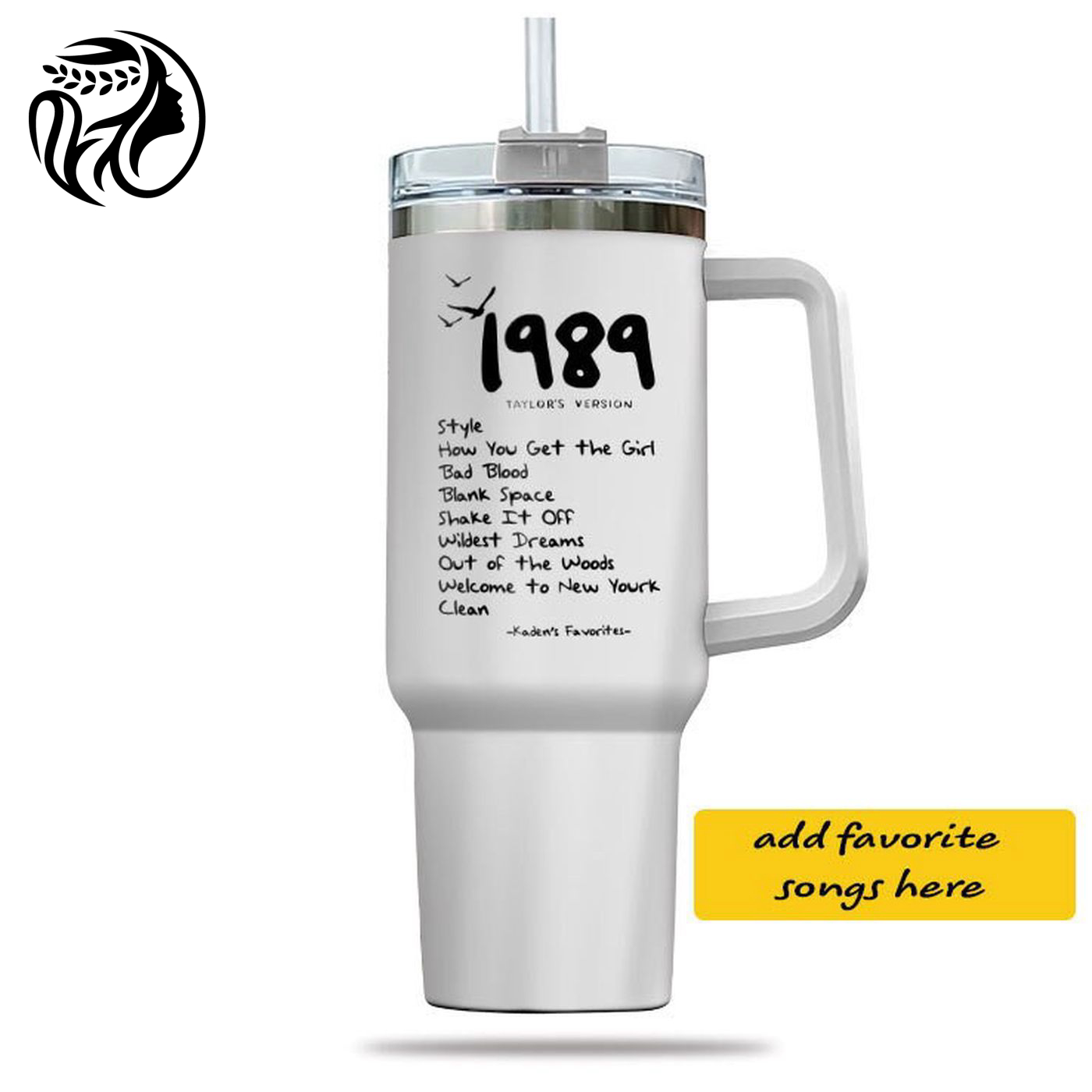Taylor Swiftie 1989 40 Oz Tumbler – Personalized Swiftie Fan  – Gift for Women