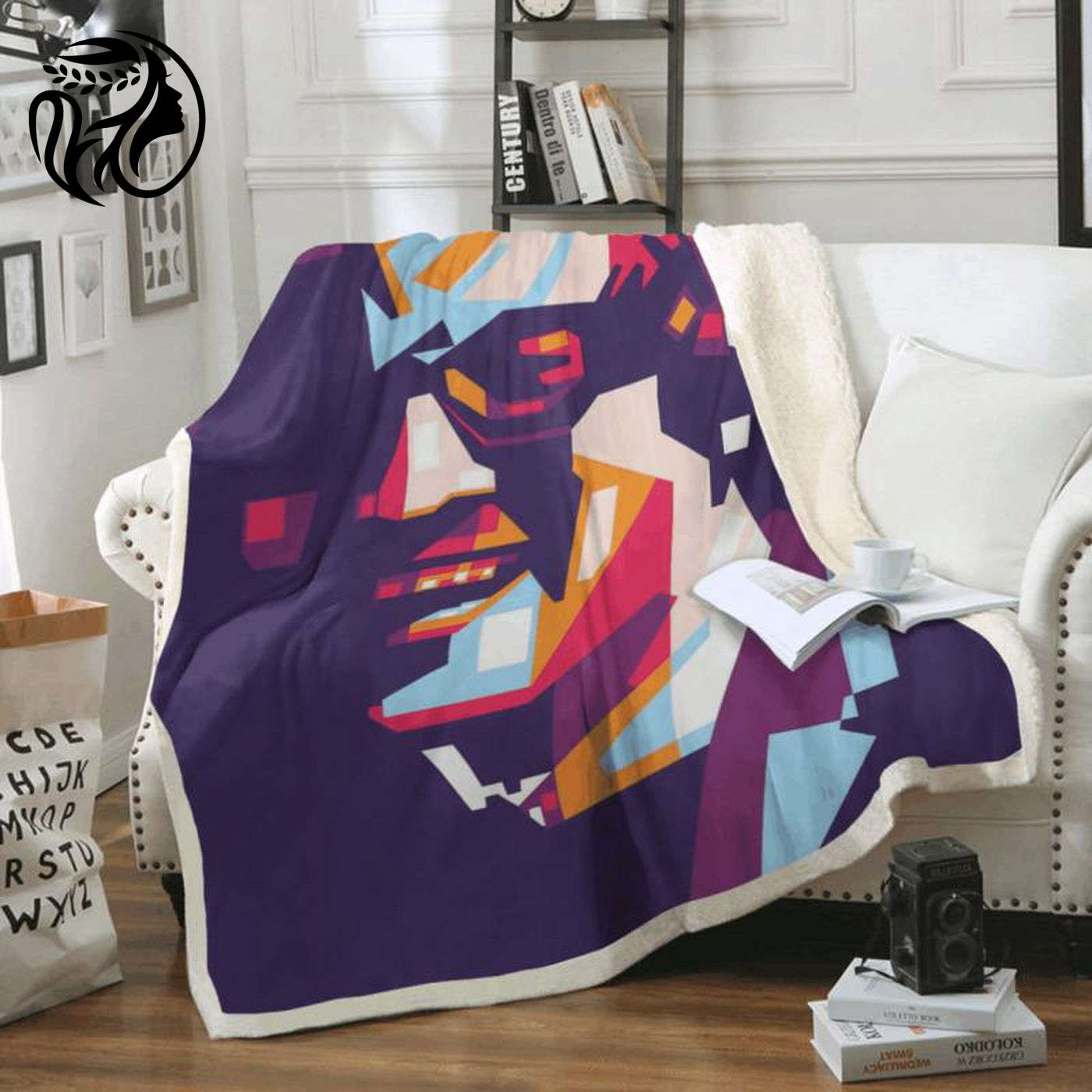 Legendary Beatles Band Personnel Fleece Blanket – English Music Art for Fans