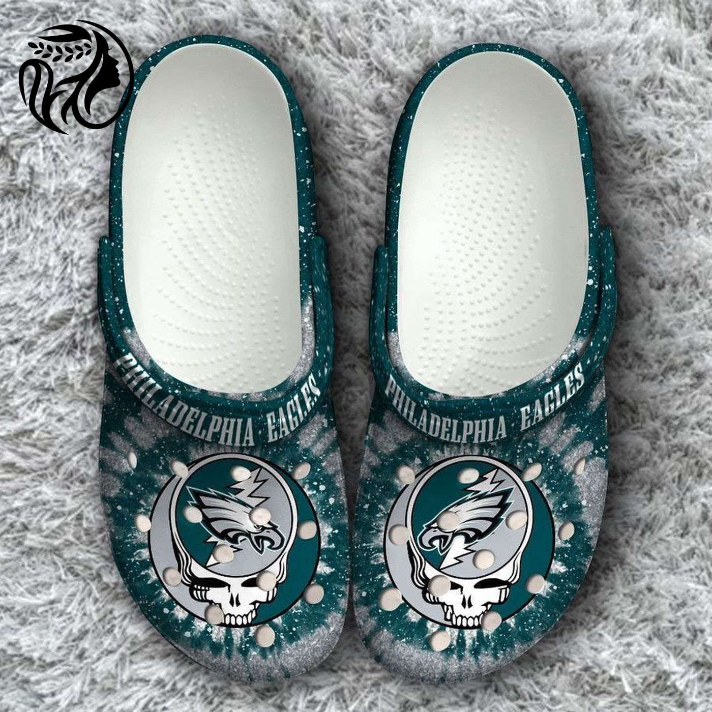 Philadelphia Eagles Grateful Dead Classic Unisex Classic Clogs For Fans Unisex Gifts 2024