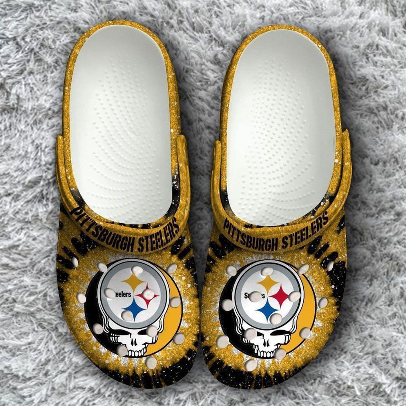 Pittsburgh Steelers Grateful Dead Classic Unisex Classic Clogs For Fans Unisex Gifts 2024