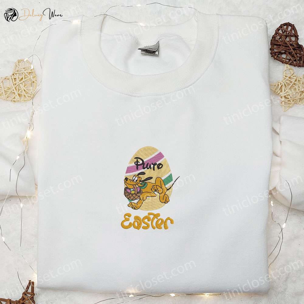 Pluto Easter Egg Basket Shirt & Disney Characters Hoodie – Perfect Thanksgiving Gift Idea