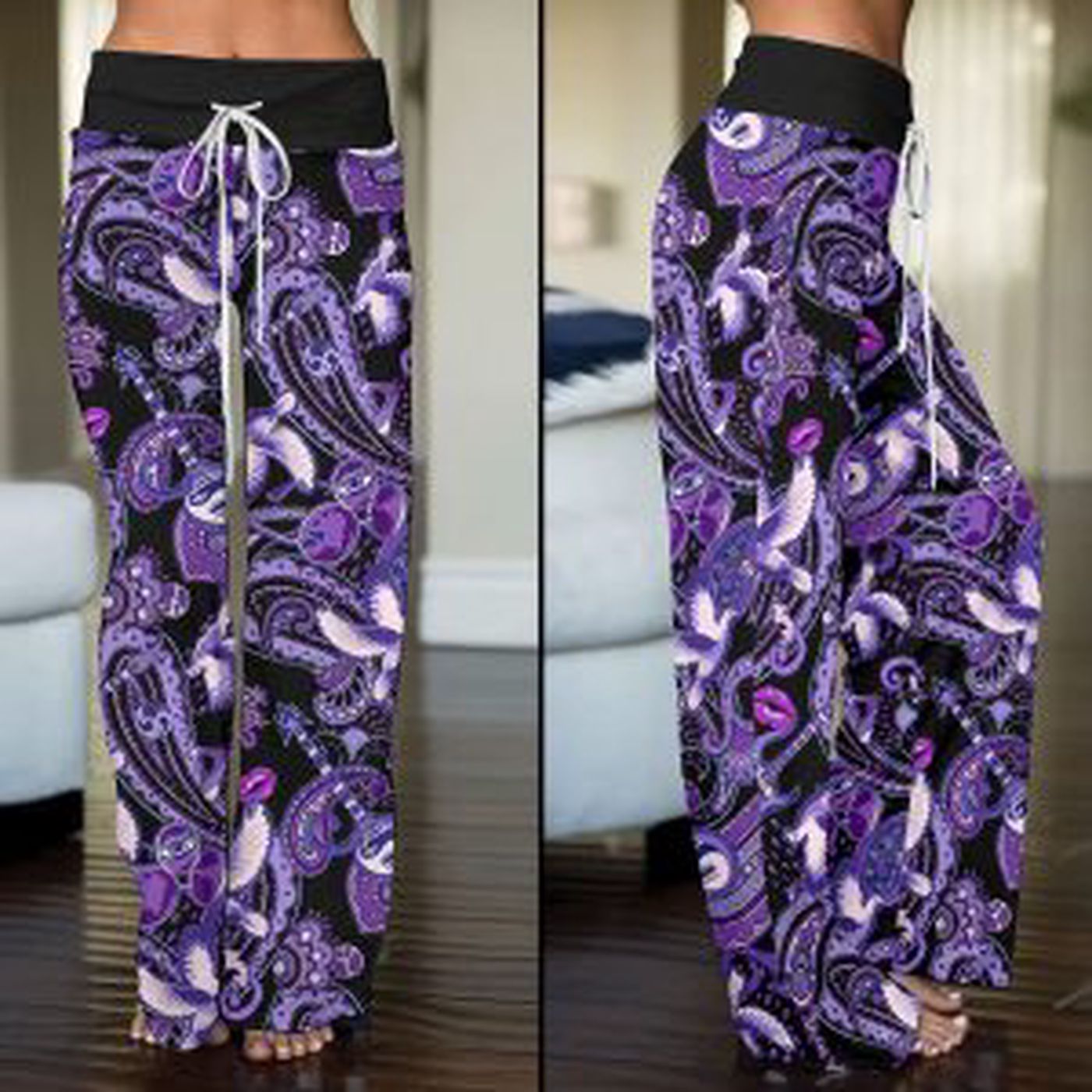 Prince High-Waisted Straight-Leg Trousers  – Gift for Women