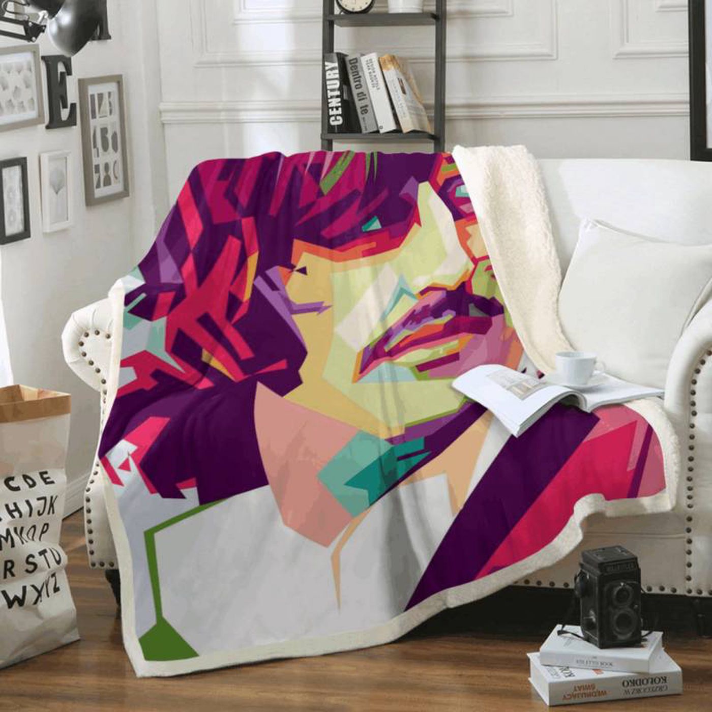 Ringo Starr Beatles Art Fleece Blanket: Cozy Tribute to The Fab Four!
