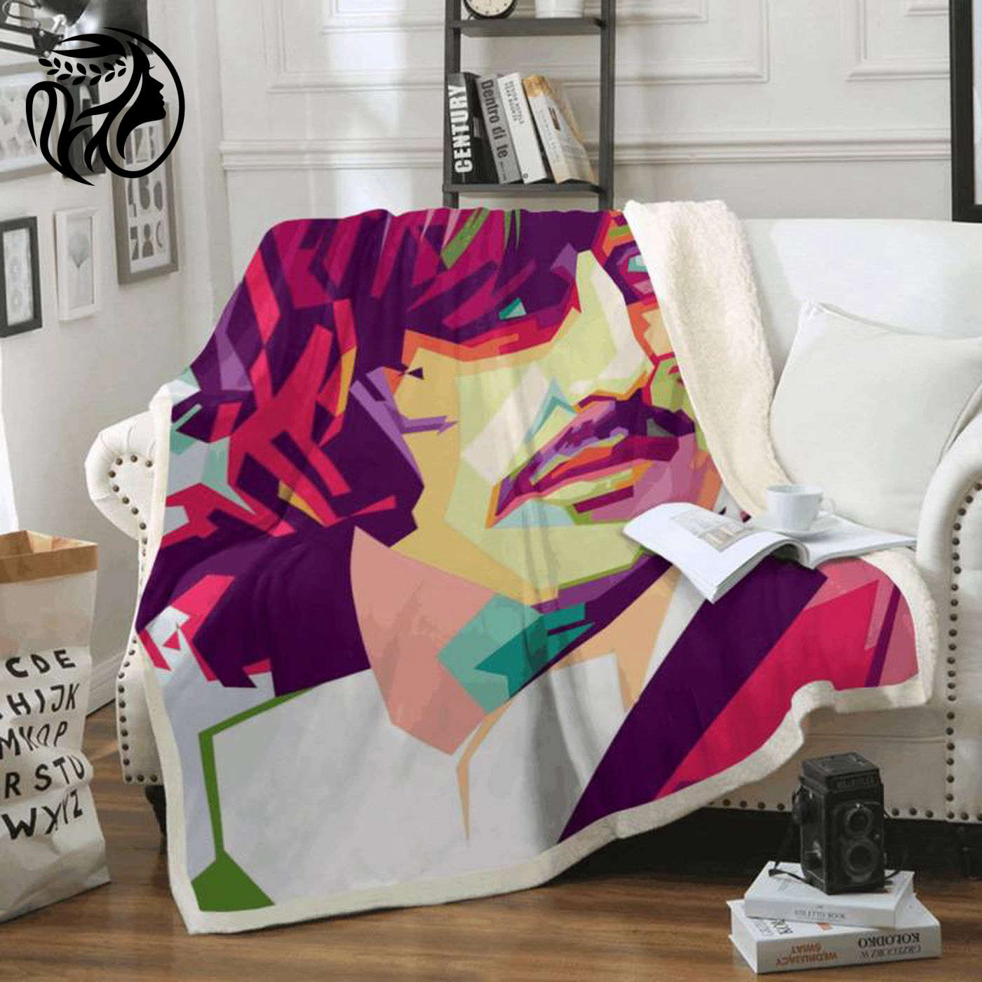 Ringo Starr Beatles Art Fleece Blanket: Cozy Tribute to The Fab Four!