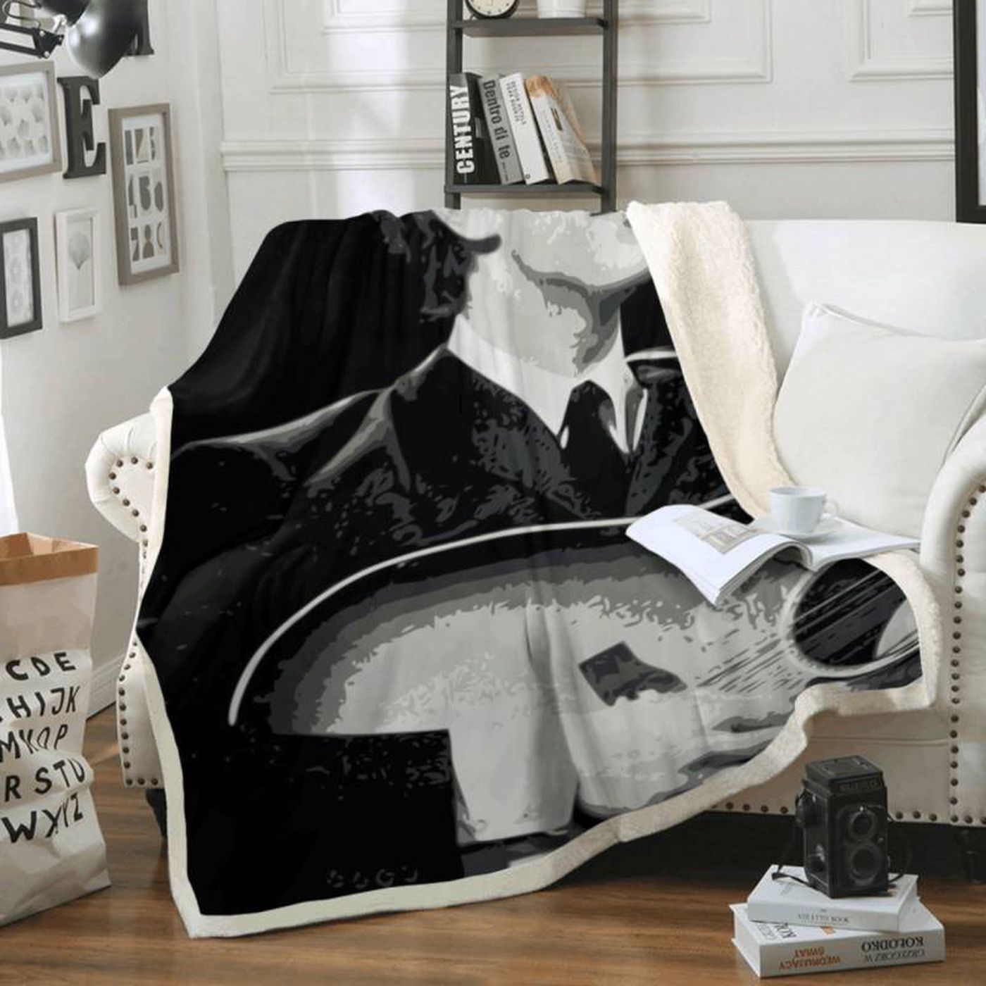 Ringo Starr Beatles Legend Fleece Blanket – Rock Band Art for Ultimate Comfort