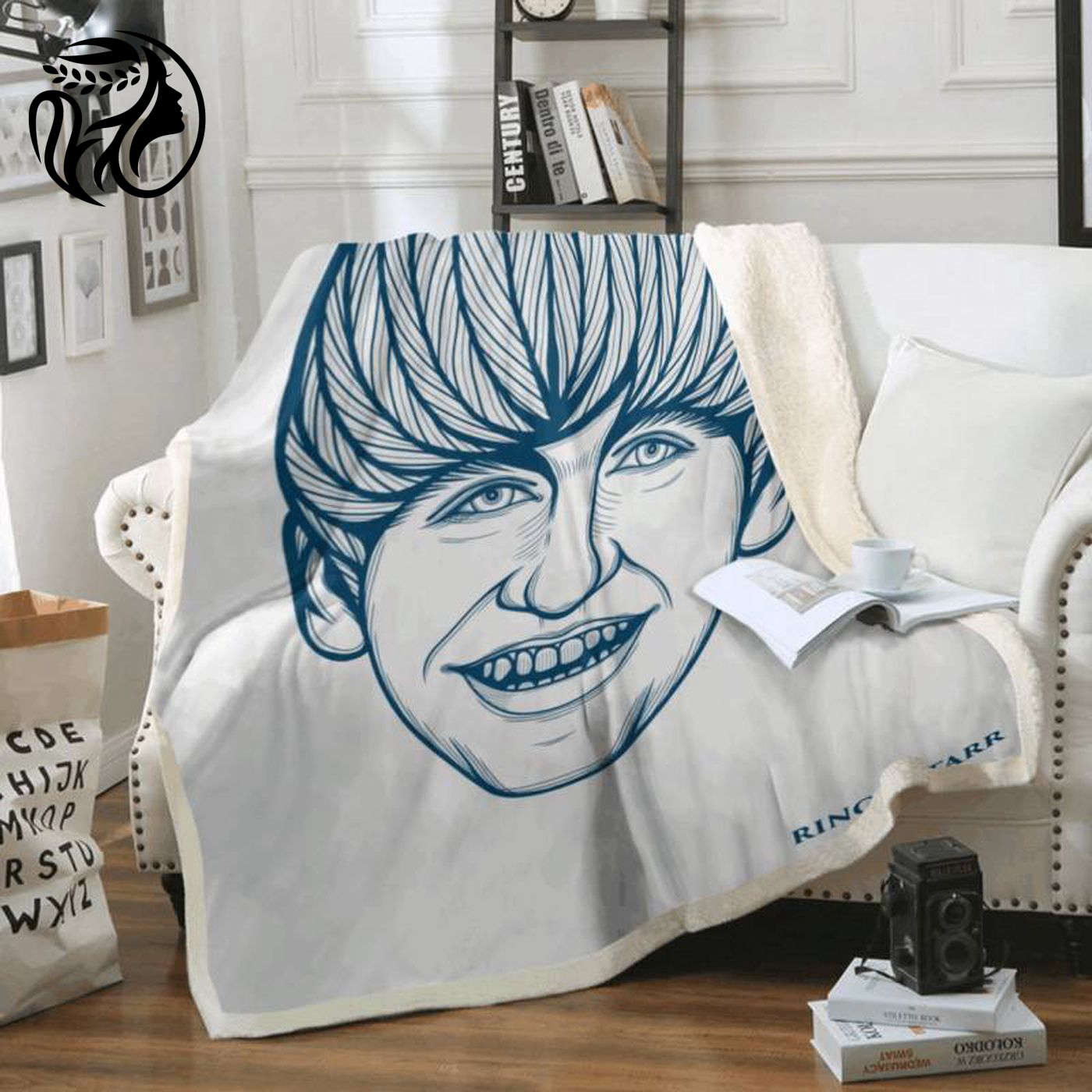 Cozy Beatles For Fans Fleece Blanket by Ringo Starr: A Must-Have for Fab Four Enthusiasts!
