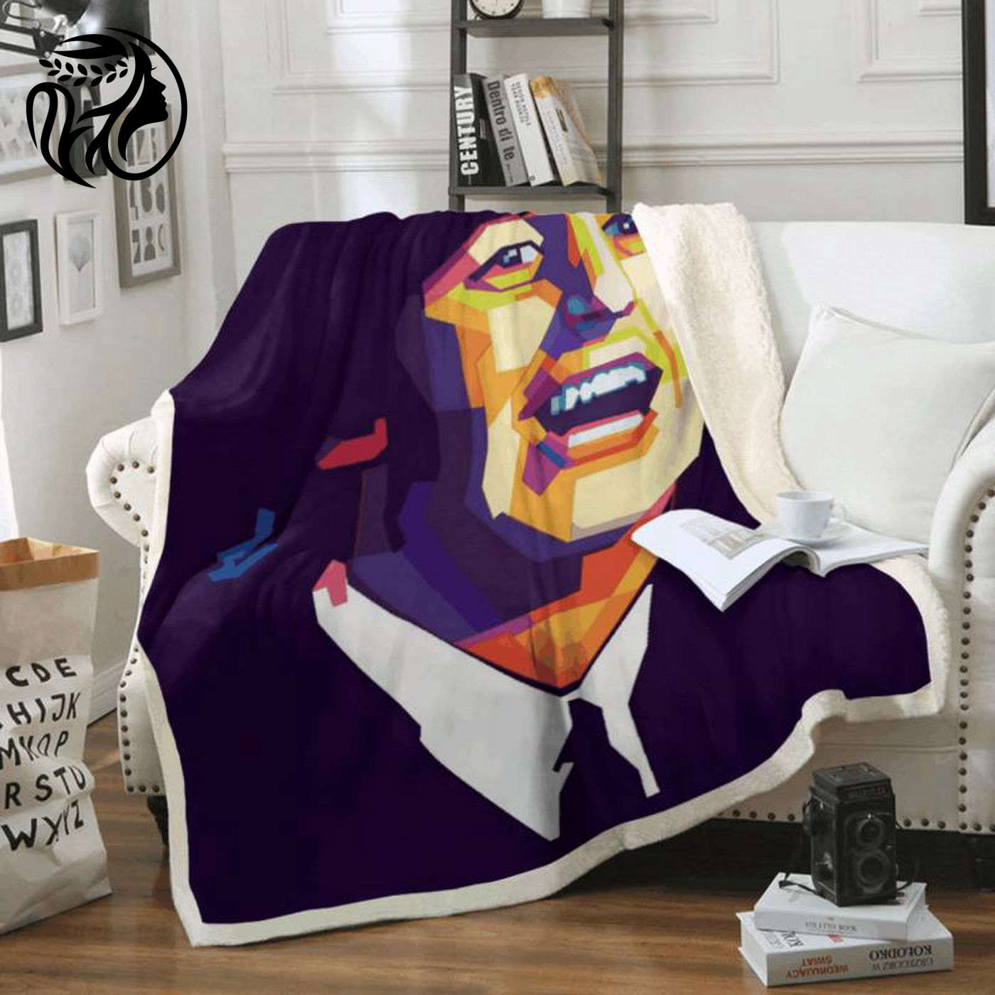 Ringo Starr Beatles Rock Band Fleece Blanket: Artful Choice for Fans