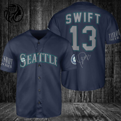 Seattle Mariners Taylor Swift Fan Baseball Jersey  - Gift for Men Women
