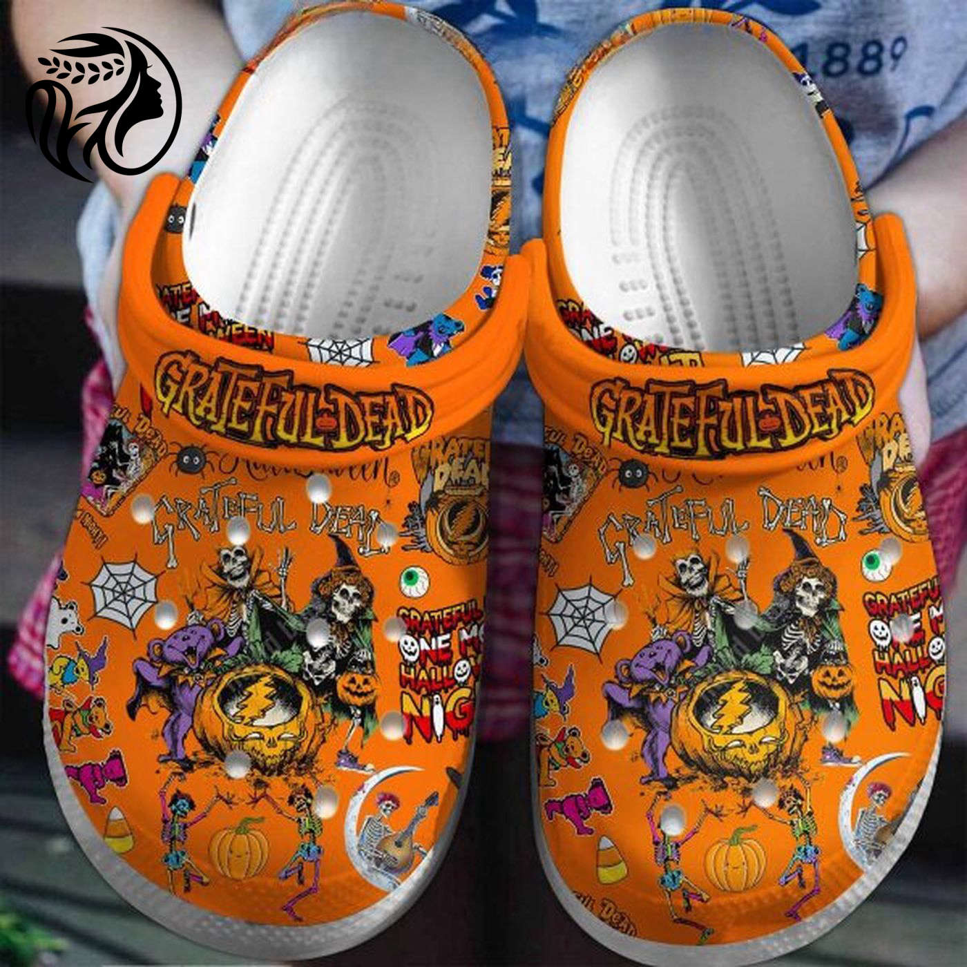 Special And 3d Printed Grateful Dead Clogs For Kids & Adults