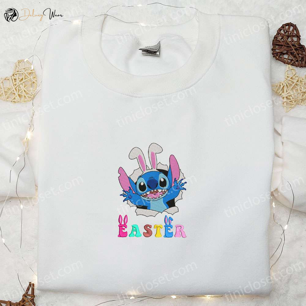 Stitch Easter Bunny Shirt & Disney Characters Hoodie: Perfect Thanksgiving Gift Idea