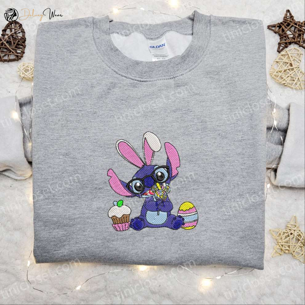 Stitch Easter Bunny Lollipop Shirt Disney Characters Hoodie – Perfect Thanksgiving Gift Idea